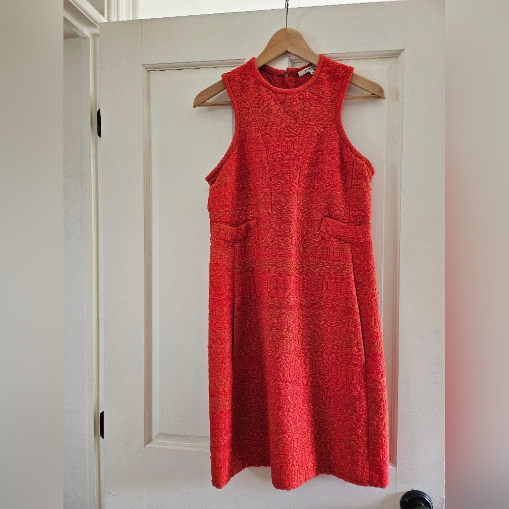 Carven Sleeveless Red Dress